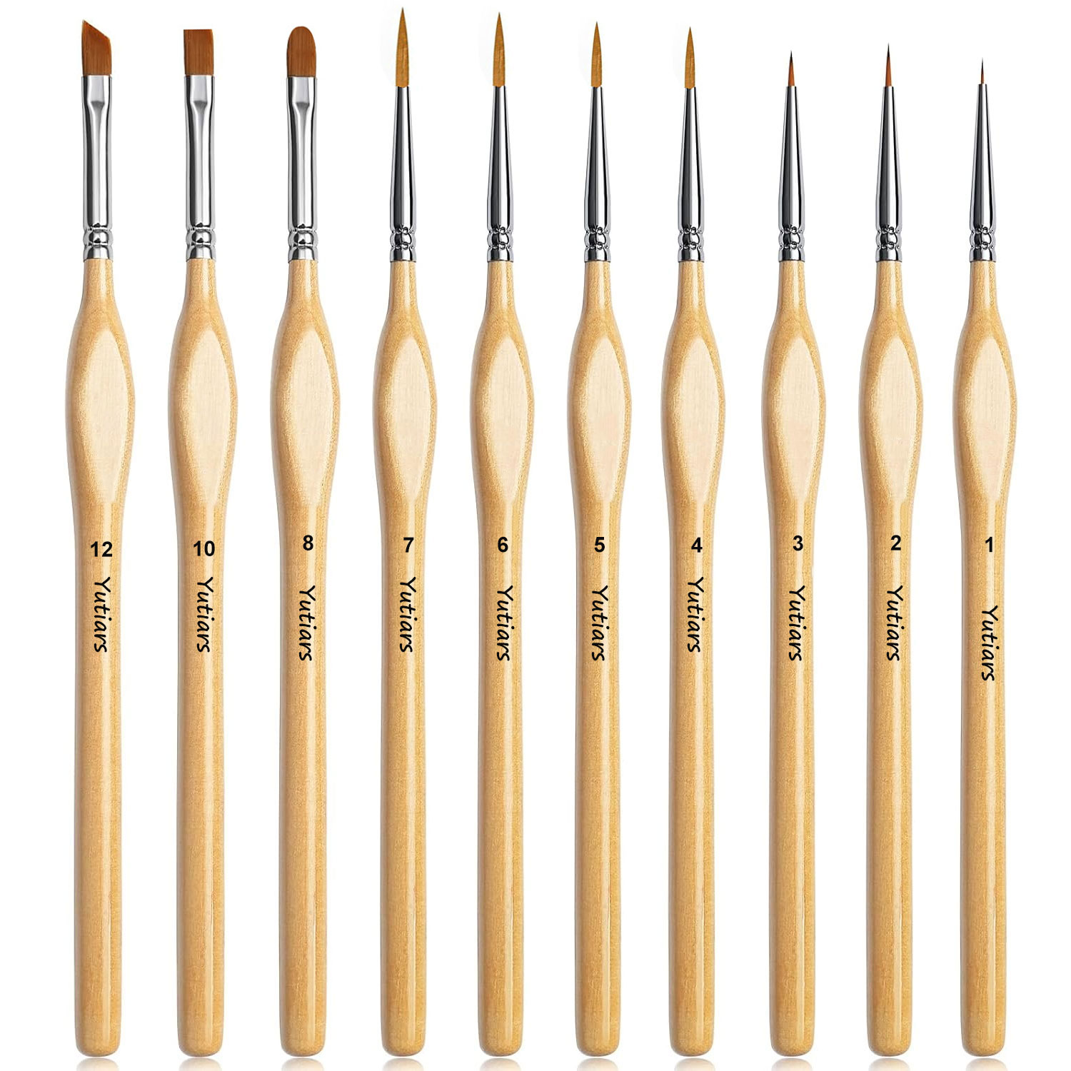 Model Kit Paint Set - İnce Detaylar için 10'lu Hassas Boya