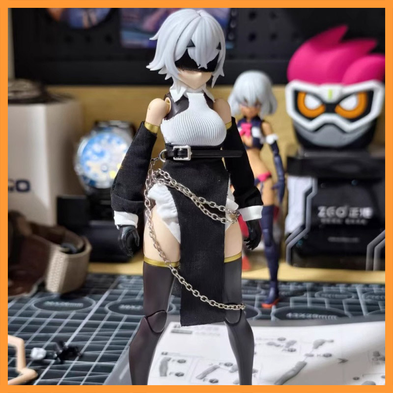 Model Kit Girls - 1/12 Ölçekli Renkli Kapalı Omuz Üst