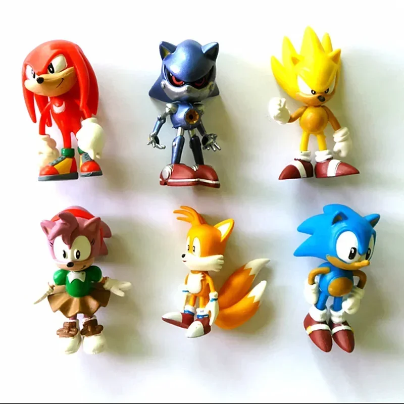 Model Kit Sonic - Set Mini Sevimli 6 adet Sonic