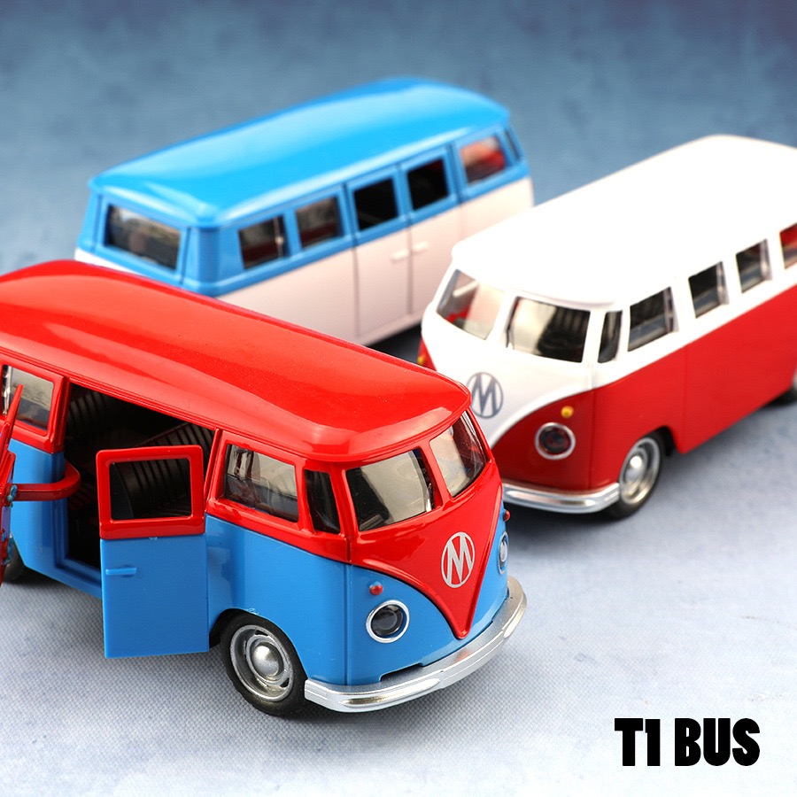 Model Kit Volkswagen - 1:38 Alaşım Döküm Volkswagen T1 nostaljik