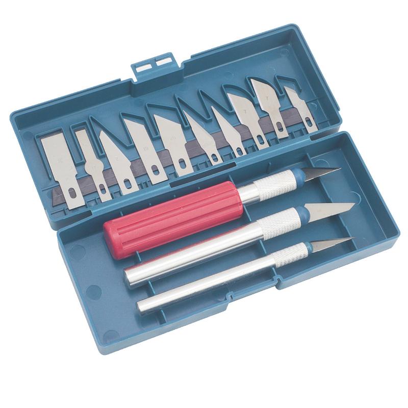 Hobby Knife Blade - 13 Parçalı Çok Fonksiyonlu Kesici Gravür