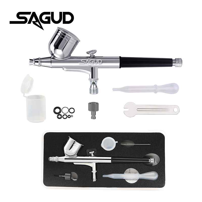 Model Kit Paint Set - SAGUD Airbrush modeli SD130 çok amaçlı
