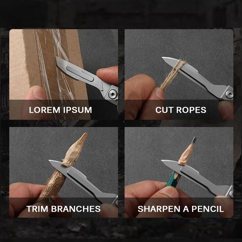 Katlanır Bıçak Paslanmaz Çelik - Hobby Knife Blade incelemesi ve fiyatı