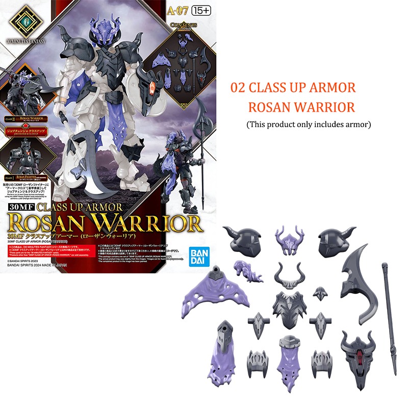 Orijinal Bandai 30MF Rosan Fig - Model Kit Japan Shop incelemesi ve fiyatı
