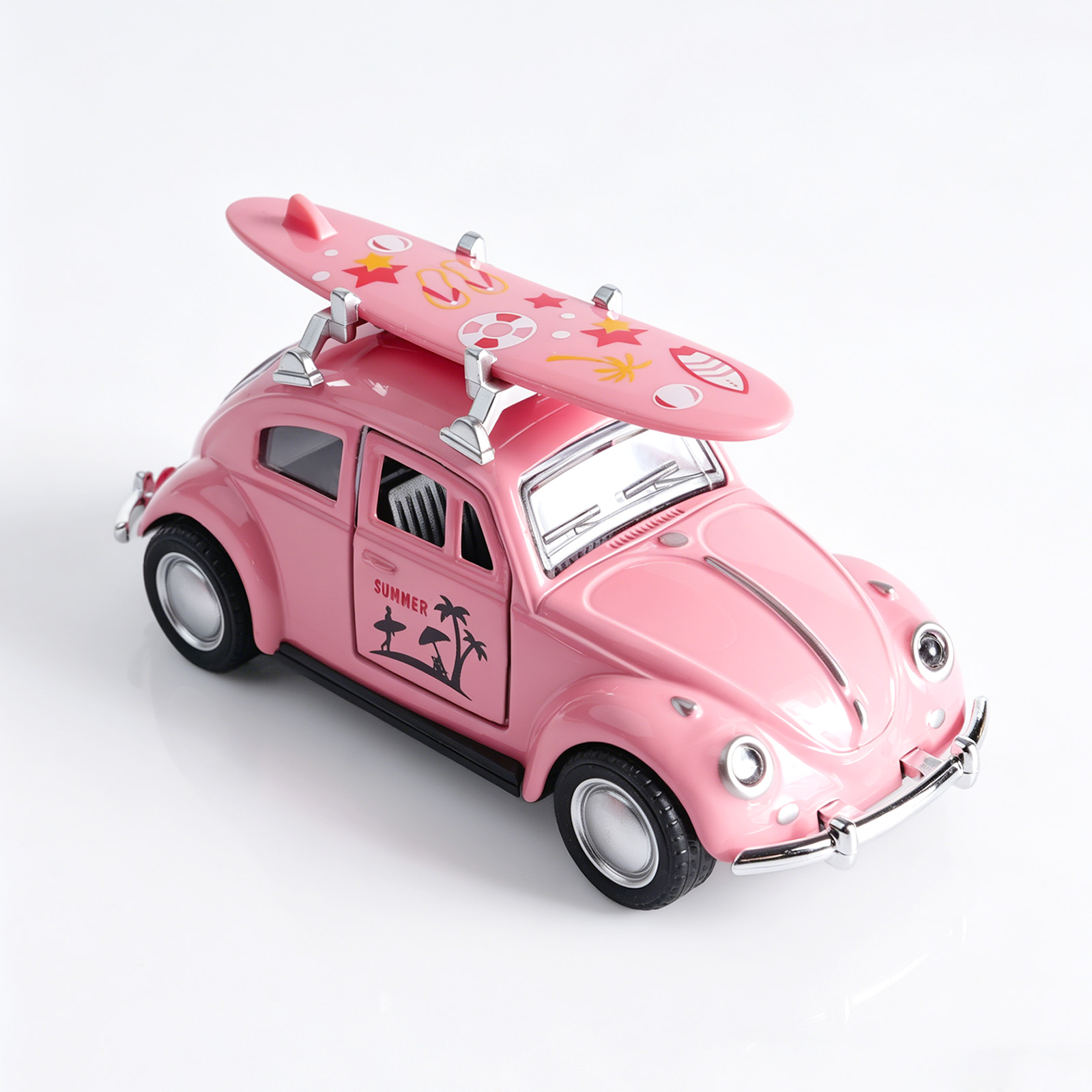 1:36 Pembe Volkswagen Beetle D - Model Kit Volkswagen incelemesi ve fiyatı