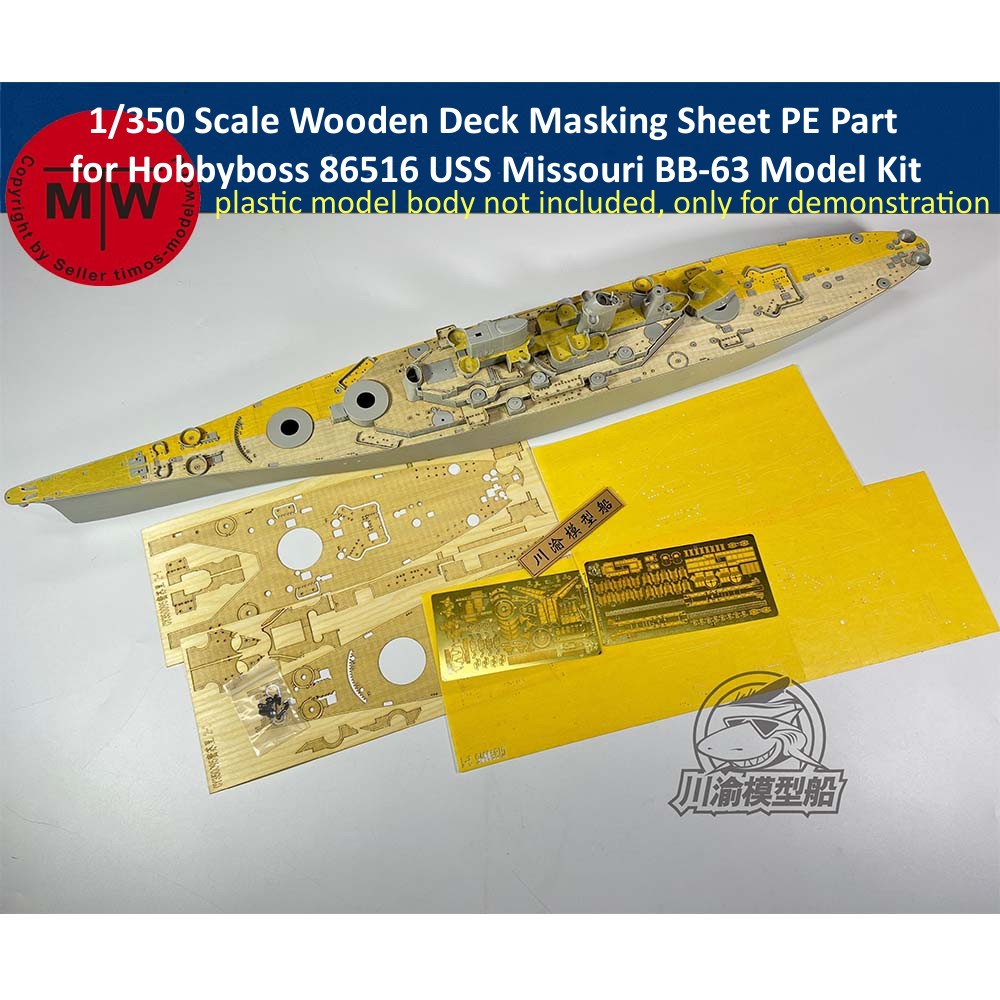 Hobbyboss için 1/350 Ölçekli A - Model Kit Uss Missouri incelemesi ve fiyatı