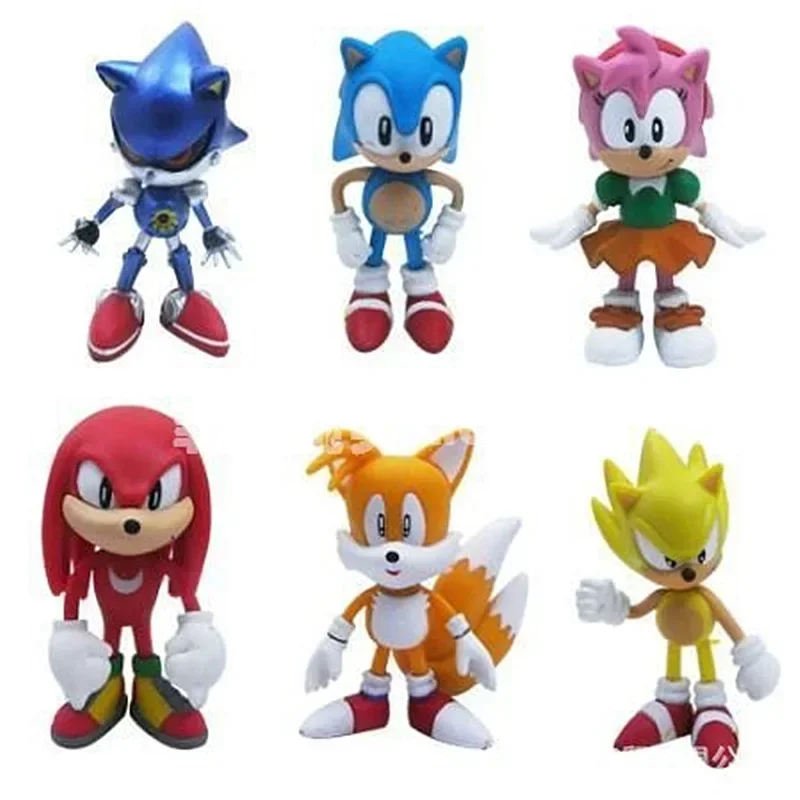 Set Mini Sevimli 6 adet Sonic  - Model Kit Sonic incelemesi ve fiyatı