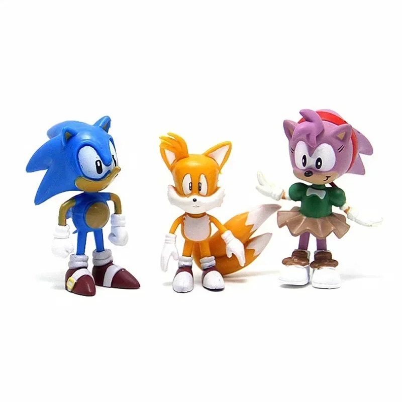 Set Mini Sevimli 6 adet Sonic  - Model Kit Sonic incelemesi ve fiyatı
