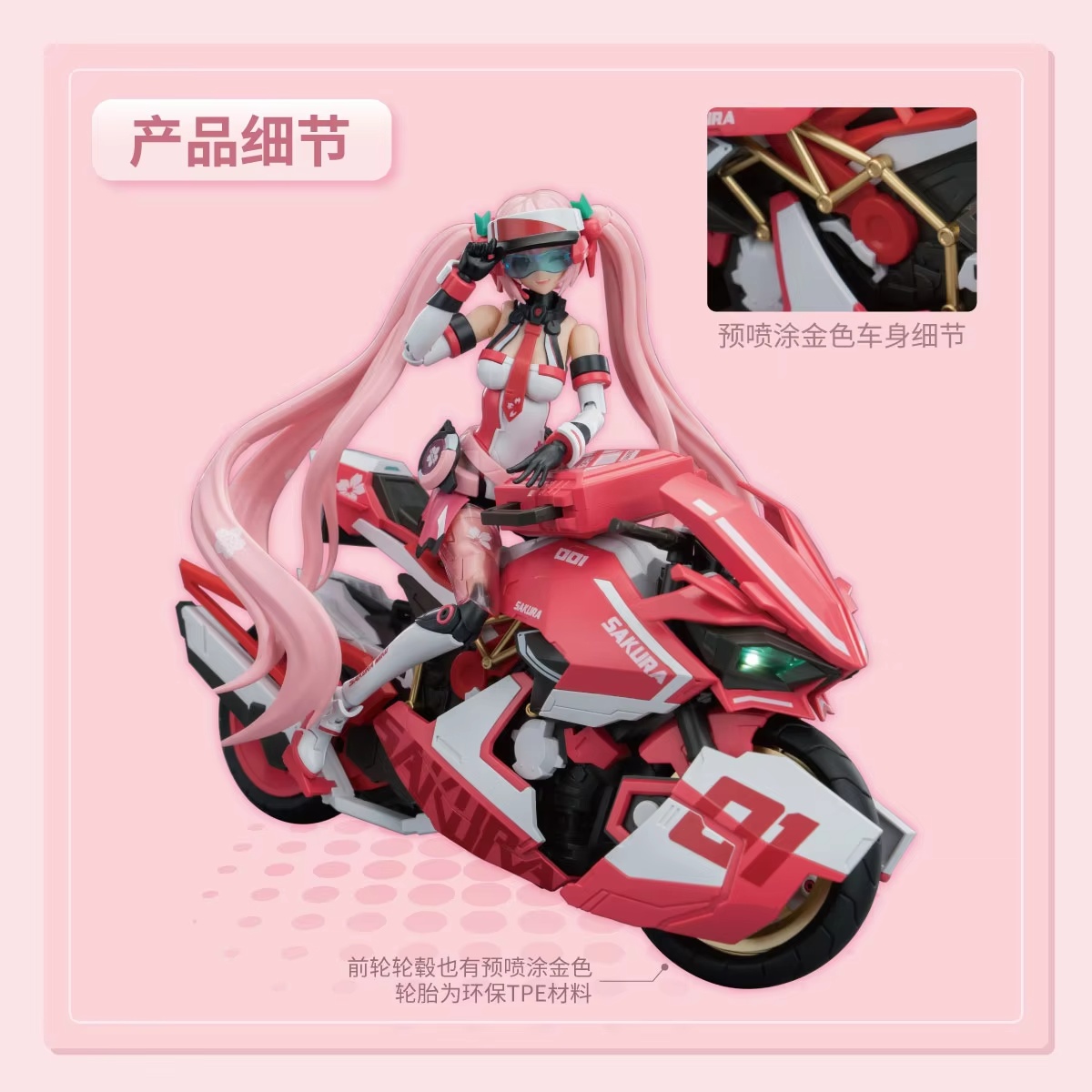 Hatsune Miku Sakura Miku Pembe - Model Kit Sonic incelemesi ve fiyatı