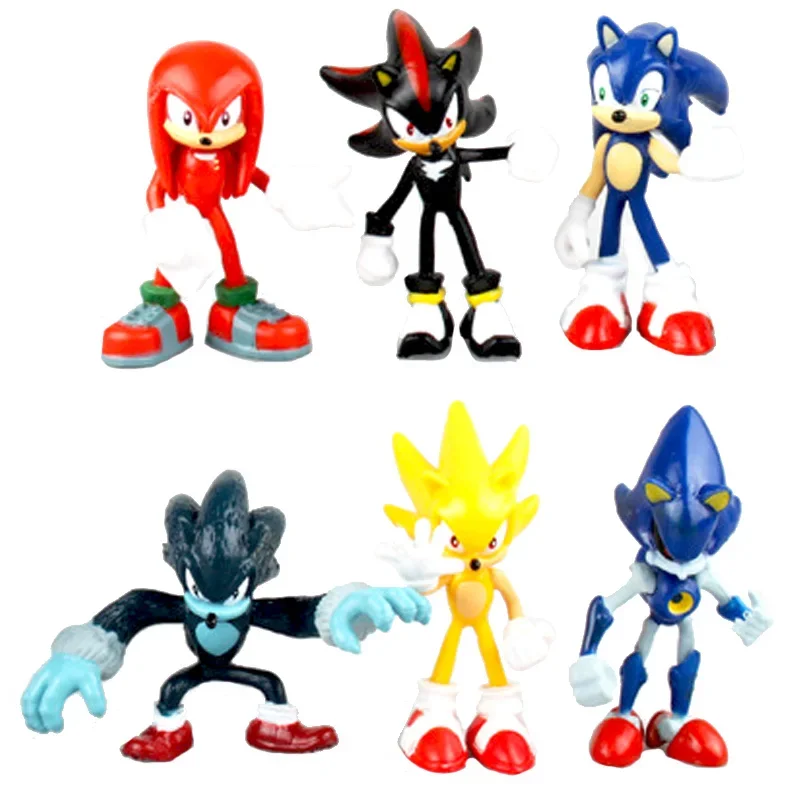6 adet/takım Sonic Aksiyon Fig - Model Kit Sonic incelemesi ve fiyatı