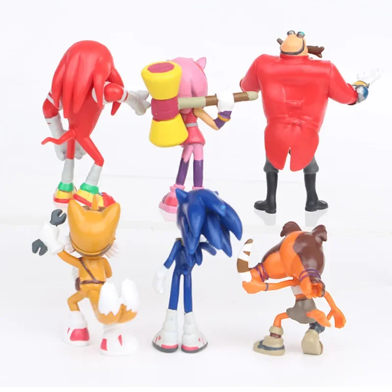6 adet/takım Sonic Aksiyon Fig - Model Kit Sonic incelemesi ve fiyatı