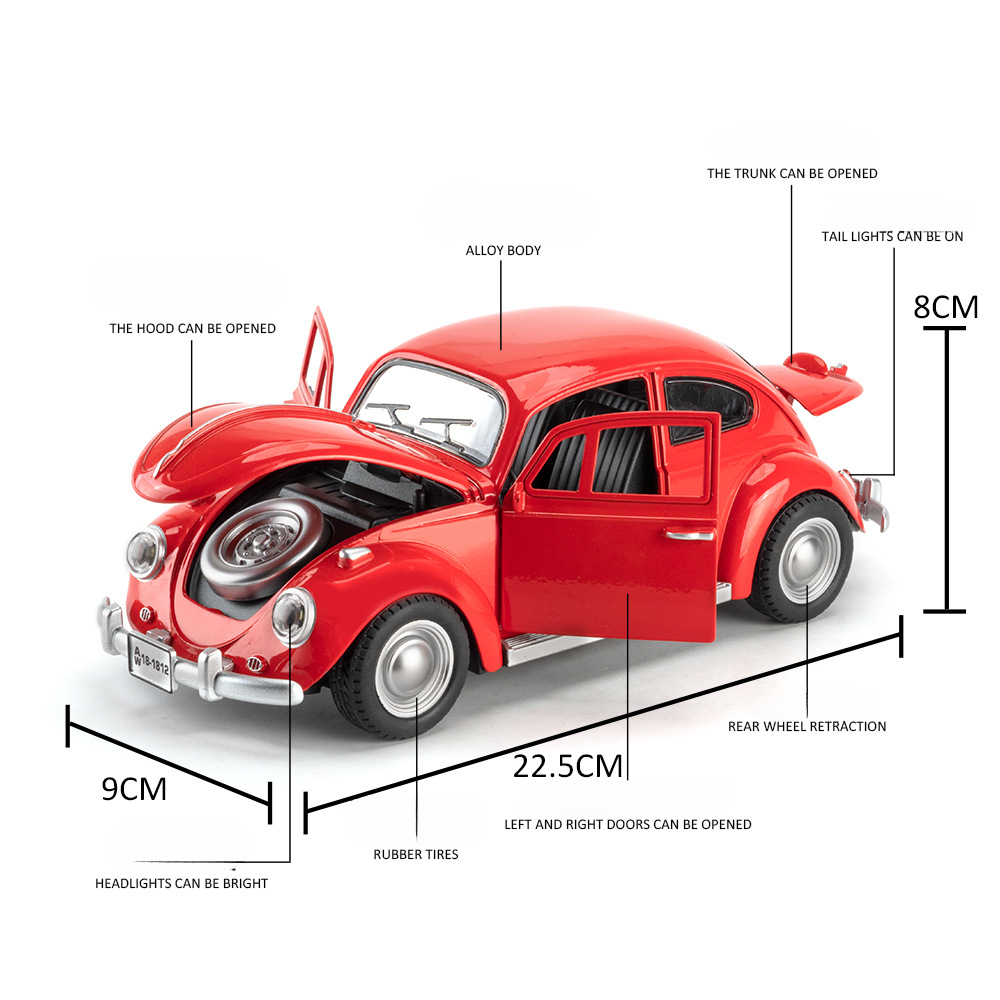 1:18 1955 Volkswagen Beetle Kl - Model Kit Volkswagen incelemesi ve fiyatı