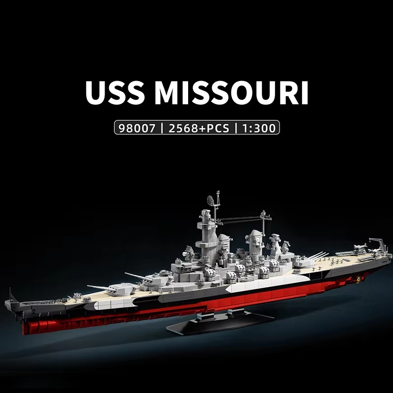 2568 adet USS Missouri savaş g - Model Kit Uss Missouri incelemesi ve fiyatı